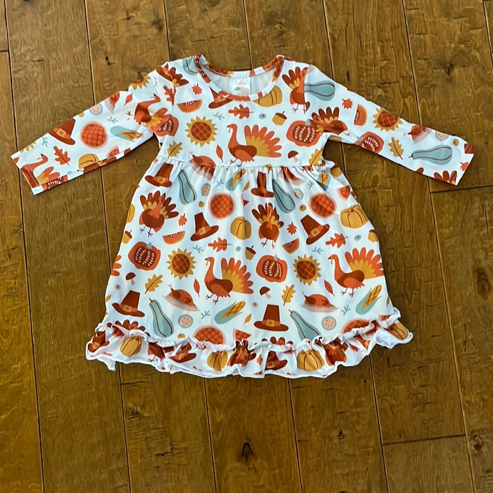 Fall/Thanksgiving dress 24month; perfect condition